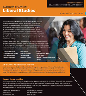 Mercer University B.A. in Liberal Studies