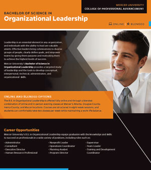 Mercer University B.S. in Organizational Leadership